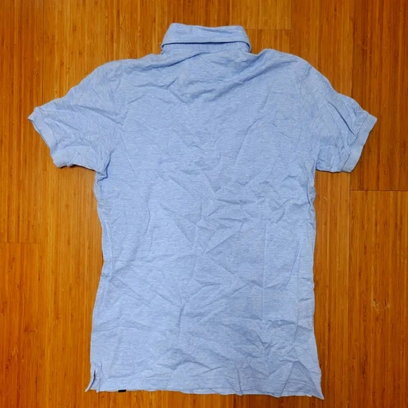 Men's Boggi Milano Blue Polo Shirt - Picture 2 of 3